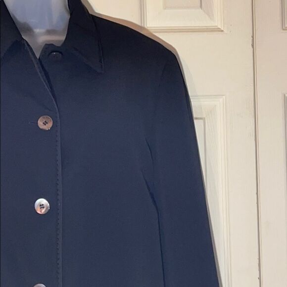 Iceberg Black Button Front Jacket Blazer Italian Large L EU 48 - Picture 4 of 16